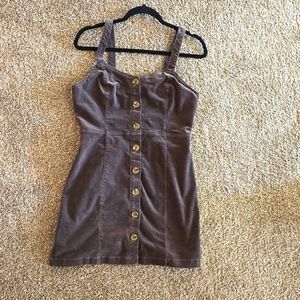 Altar'd State Courdory Brown Dress